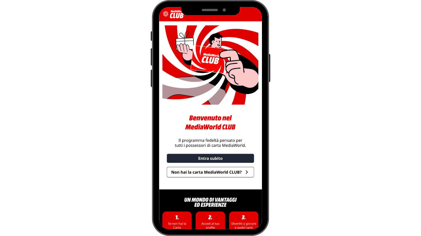Progressive Web App Mediaworld Club
